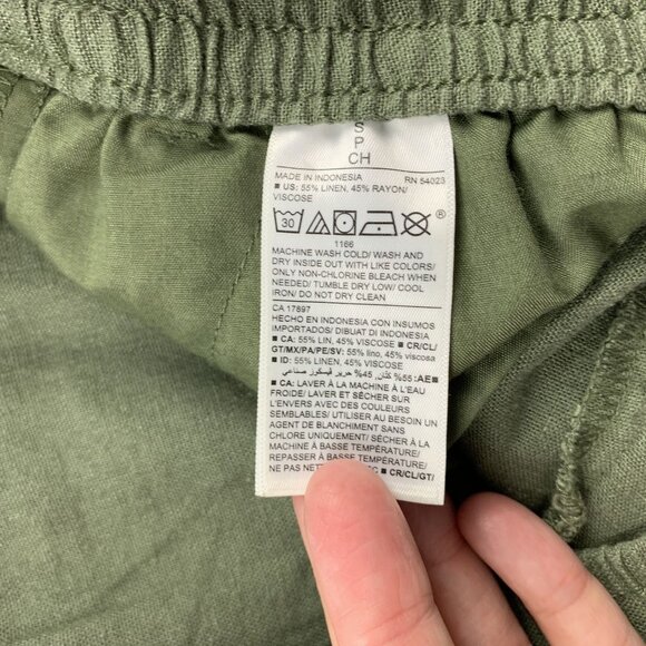 Old Navy Arugula Linen Blend Wide Leg Lounge Pant S - Picture 5 of 7